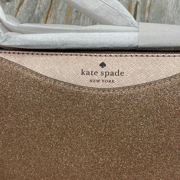 Kate Spade ♤ Shimmy Glitter Crossbody Purse Bag Sparkly - Picture 2 of 6